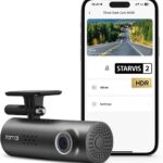 70mai Dash Cam M200, Dash Camera for Cars 1080P, Dash Cam Front with STARVIS2 IMX662, HDR Night Vision, Parking Monitor, G-Sensor, Loop Recording, Time-Lapse,App & WiFi, Voice Control Small DashCam