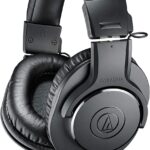 Audio-Technica ATH-M20x Professional Studio Monitor Headphones, Black (AUD ATHM20X)