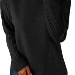 SAMPEEL Sweatshirt for Women Long Sleeve Shirts Crewneck Sweaters Fall Fashion Outfits 2025 Trendy Tunic Tops Plus Size