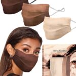 KARIZMA Beverly Hills Silk Face Mask Collection Pack. Fashionable Designer Face Mask for Women. Real Mulberry Silk Masks
