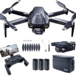 CHUBORY X10 PRO GPS Drone with Camera for Adults 4K UHD, 90 Min Extended Flight Duration, 3280 FT Vast Control Range, Auto Return Home, Track Me Mode, Brushless Engine, 5G FPV RC Quadcopter for Novices (