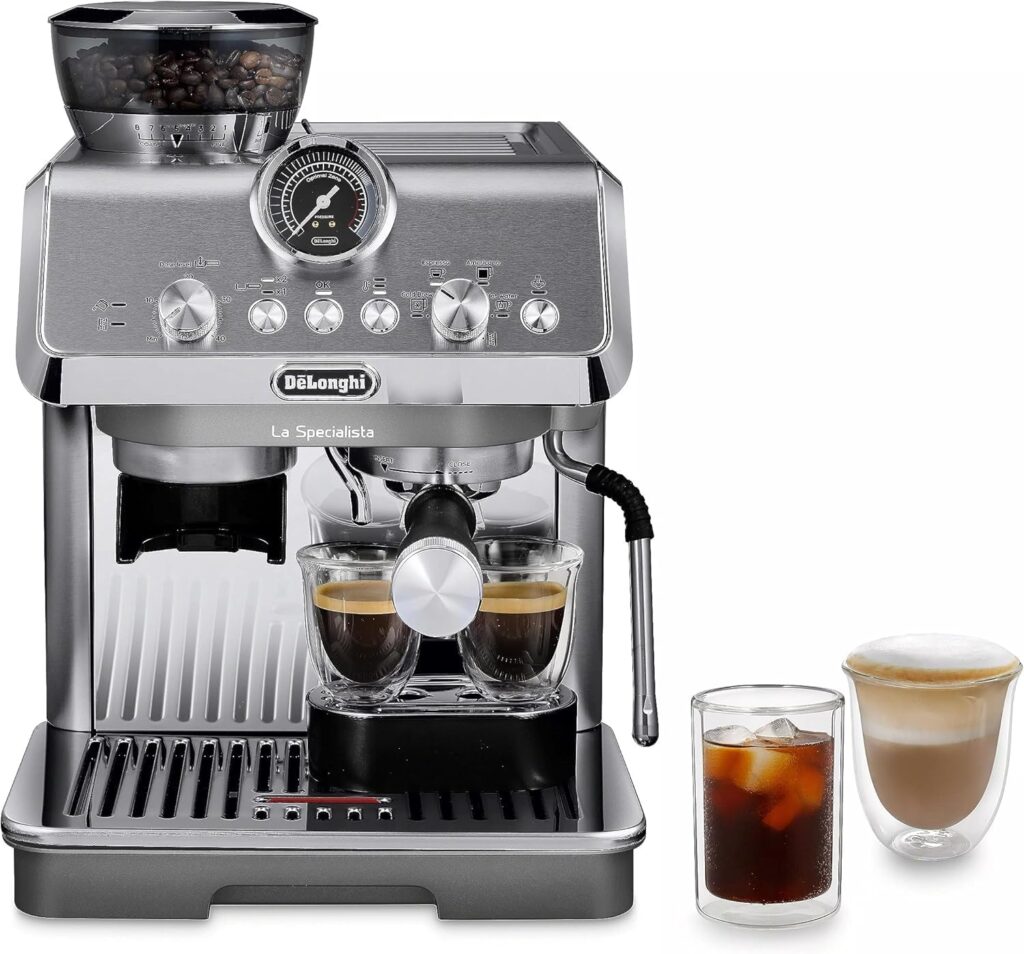 De’Longhi La Specialista Arte Evo Espresso Machine with Cold Brew, EC9255M (Renewed)