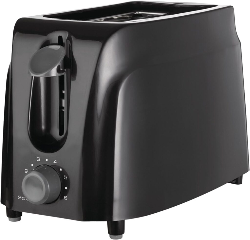 Brentwood Cool Touch 2-Slice Toaster Kitchen Supplies, Black, TS-260B