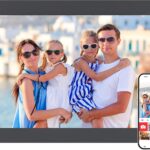 Frameo Digital Picture Frame, 10.1 Inch Smart WiFi Digital Photo Frame Electronic with 1280×800 HD IPS Touch Screen, Auto-Rotate, Wall Mountable, Share Photos/Videos Instantly via Frameo App