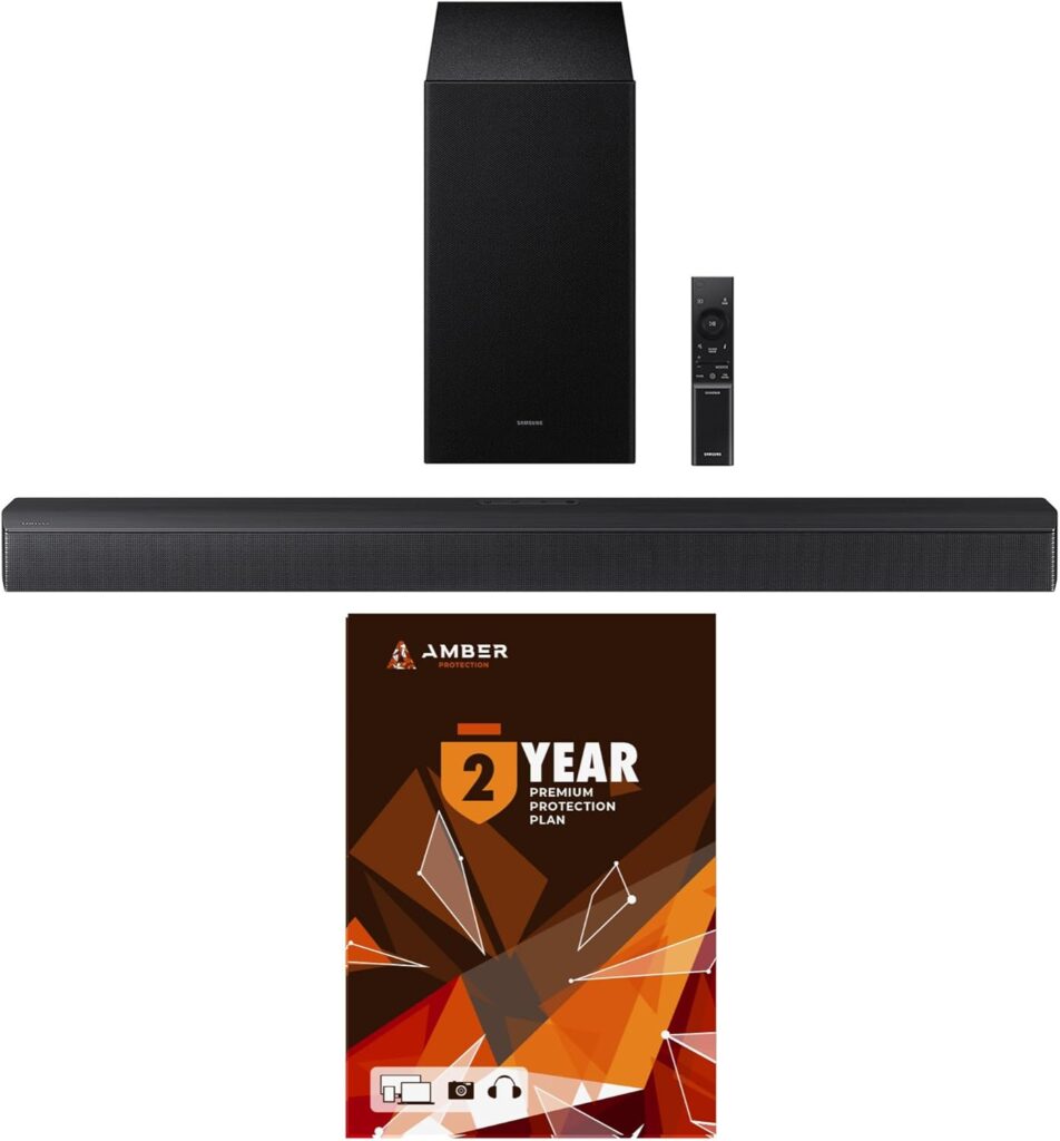 Samsung HW-B630F B-Series Soundbar 3.1 Ch and Subwoofer with Dolby Audio with 2 Year Amber Protection Plan (2025)