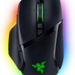 Razer Basilisk V3 Pro Wireless Gaming Mouse: HyperScroll Tilt Wheel – 30K DPI Optical Sensor – Gen-3 Optical Switches – 13-Zone Chroma RGB – 13 Programmable Controls – 3 Connection Modes – Black