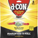 d-Con Disposable Corner Fit Mouse Bait Station, 0.5 Oz (Pack of 3)