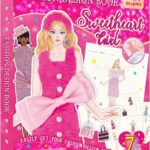 Fashion Design Paper Doll Craft Kit for Girls – No-Sew DIY Dress-Up Studio with 7 Designer Sketches – Princess Arts & Crafts Activity for Kids Ages 6-12 – Creative Gift (Sweetheart Girls)