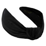 Velvet Black Headbands for Women, Trendy Womens Headbands are Knotted Headband for Women’s Hair, Cute Top Knot Fashion Designer Girls Head band