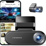 DDPAI 4K Dash Cam Front and Rear, 2160P+1080P Car Dash Camera, GPS 5G WiFi Dashcam for Cars, Free eMMC 32G Dual Storage Support 512G,Radar Motion Detection,Night Vision,72 Hour Parking Mode, N5 Dual