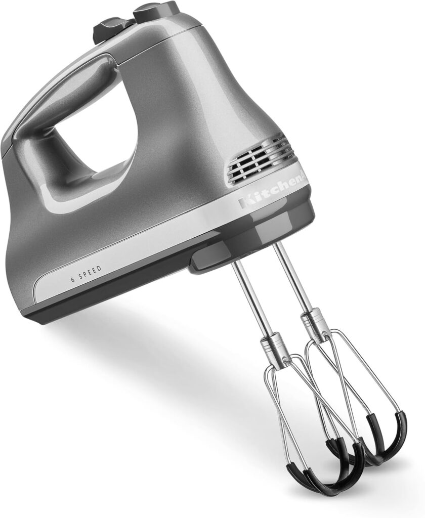 KitchenAid 6 Speed Hand Mixer with Flex Edge Beaters – KHM6118
