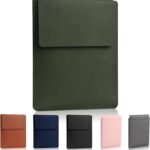 13.3-14″ Laptop Sleeve, Padded Case, Thin Portable Versatile Bag Compatible With 2022 Pro 14 inch/2015 Pro 13.3 inch/2015 Air 13.3 inch (Dark Green)