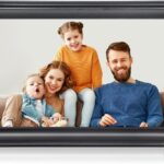 10.1 Inch WiFi Digital Picture Frame, 1280x800HD IPS Touch Screen Digital Photo Frame Electronic,16GB Memory, Auto-Rotate, Wall Mountable, Share Photos/Videos Instantly via Uhale App from Anywhere