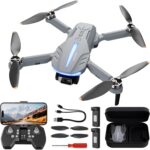 GPS Drone with 4K Camera for Adults – B16 Under 250g, Brushless Motor, Lightweight and Foldable RC Quadcopter for Beginners Toys Birthday Present, 50 Mins Long Flight