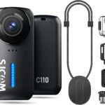 SJCAM 4K Thumb Body Camera,Tiny Action Camera, Mini Stabilized Hands-Free POV Camera,Waterproof,Magnetic Wearable, for Vlogging,Helmet Cam for Cycling,Motorcycle,Hiking