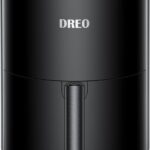 Dreo Air Fryer – 100℉ to 450℉, 4 Quart Hot Oven Cooker with 50 Recipes, 9 Cooking Functions on Easy Touch Screen, Preheat, Shake Reminder, 9-in-1 Digital Airfryer, Black, 4L (DR-KAF002)