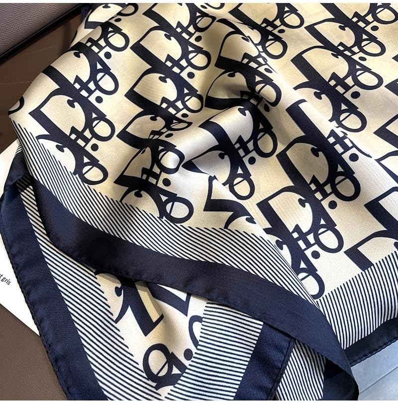 FairyCity Mulberry Silk Scarfs For Women Square Scarf 35″ Lightweight Neckerchief Hair Bandanas Scarves