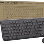Logitech Signature Slim MK955 Combo for Business | Copilot Edition, Microsoft Copilot, Copilot in Windows, Wireless Keyboard and Mouse, Quiet Typing, Secure Receiver, Bluetooth, Windows – Graphite