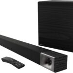 Klipsch Cinema 600 Sound Bar 3.1 Home Theater System with HDMI-ARC for Easy Set-Up, Black