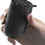 Bluetooth Speaker, Portable Bluetooth Speakers with Wireless Stereo Pairing, Built in Mic, 360° HD Sound,IP65 Waterproof Speaker,Support TF Card, for Home/Party/Outdoor/Beach, Gift For Men/Women-Black