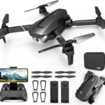 4DRC V4 Drone with Camera 1080P FPV Foldable Mini Drone for beginners adults, Gravity Control, Auto-Follow, Trajectory Flight,One Key Take Off, 2 Batteries, Drones for Kids