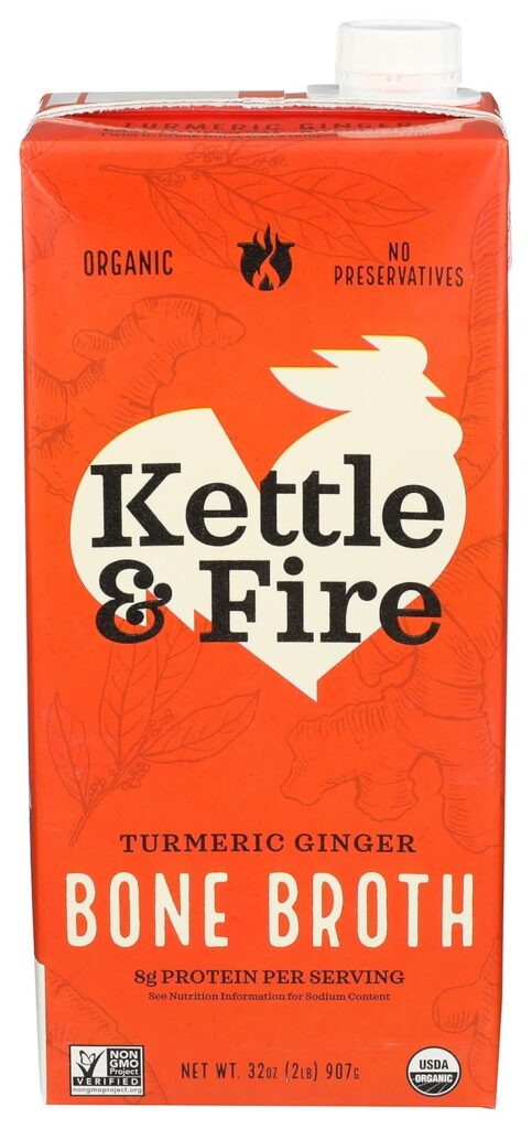 Kettle And Fire Broth Bn Chckn Trmrc Gng 32 OZ
