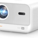 [Sound by JBL & High Brightness] Yaber Projector with WiFi and Bluetooth, Projector 4K Support, Auto Focus/Keystone Correction, 3D Sound Movie Proyector, Portable projector for Home & Outdoor