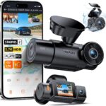 Vantrue N4S 3 Channel Front Inside Rear Dash Cam, 2.7K+1440P+1440P WiFi Dash Camera w/PlatePix™, STARVIS 2 x HDR x IR Night Vision, Voice Control, GPS, 24/7 Parking Mode, Support 1TB Max