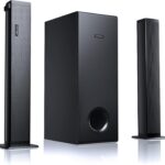 Sound Bar for Smart TV 2.1CH 190W Peak Power Soundbar with Subwoofer Detachable 2-in-1 BT 5.4 Surround Sound System 12L Deep Bass for PC Game with HD-ARC/Opt/USB/AUX Home Theater