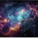 Galactic Nebula Starscape Mouse Pad – Explore The Universe from Your Desk, Stitched Edges Non-Slip Rubber Base Mouse Pads for Computers Laptop