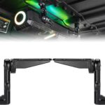 KEMIMOTO Soundbar Bracket for ATV UTV Golf Cart Marine Boat, Aluminum Alloy Speaker Mount Fit Roof