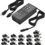 90W Universal AC Adapter Laptop Charger Compatible with Dell HP Acer Asus Lenovo IBM Sony Fujitsu Gateway Notebook Ultrabook Chromebook Power Supply Cord with 16 Tips