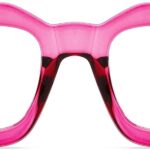 AQWANO Stylish Oversized Reading Glasses for Women Fashion Designer Readers Blue Light Square Computer Glases