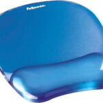 Fellowes Crystals Gel Mouse Pad Wrist Rest – Blue (91141)