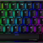 HyperX Alloy Origins 60 – Mechanical Gaming Keyboard – Ultra Compact 60% Form Factor – Tactile Aqua Switch – Double Shot PBT Keycaps – RGB LED Backlit – NGENUITY Software Compatible,Black