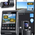 VIOFO A229 Ultra 2CH Dual 4K Dash Cam Front and Rear, Dual STARVIS 2 IMX678 Sensors & 2-Channel 4K HDR, Faster 5GHz Wi-Fi & Precise GPS, Voice Control, Super Night Vision 2.0, Supports up to 512 GB
