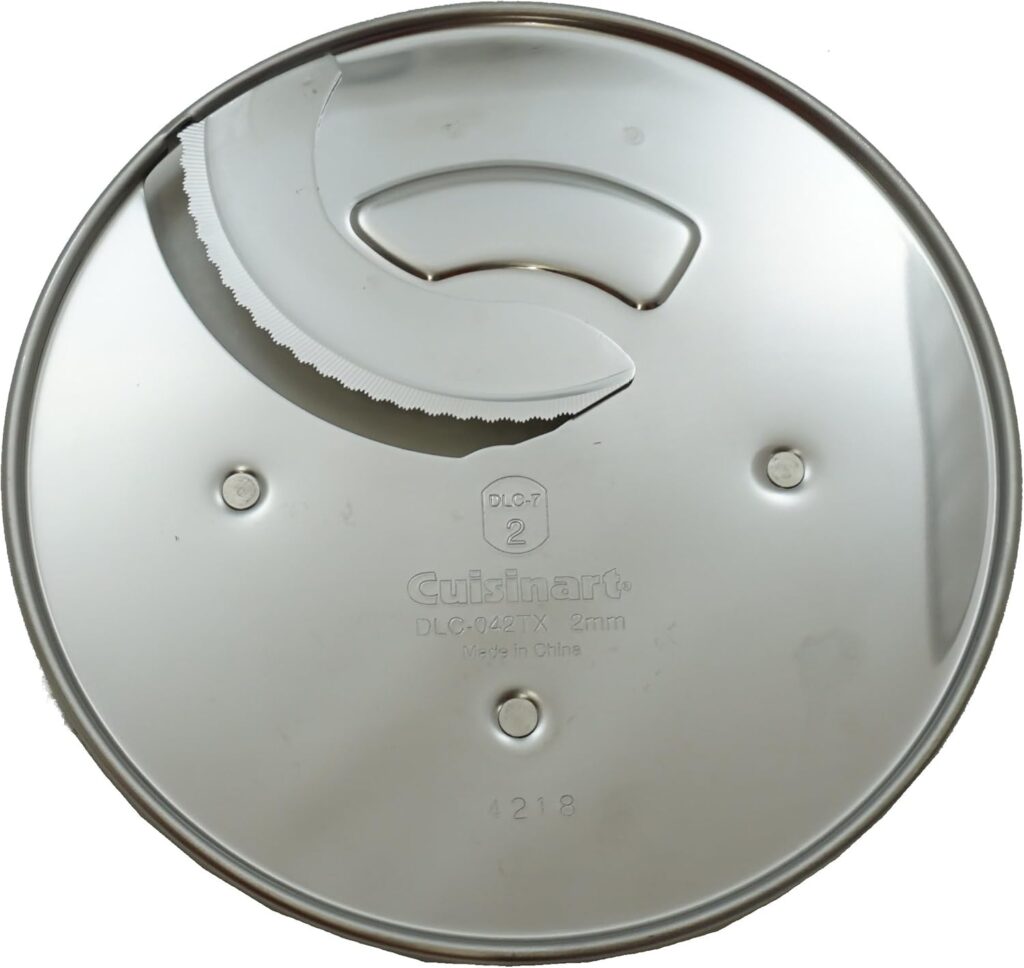 Cuisinart DLC-042TX-1 Replacement 2mm Thin Slicing Disc Fits Models DFP-14, DLC-2014, & MP-14 Only OEM