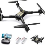 Drone with Camera, SYMA X600W Foldable 1080P FPV Camera Drones for Adults Kids Remote Control Quadcopter Gift Toys for Boys Girls with Altitude Hold, Headless Mode, One Key Start, 3D Flips 2 Batteries