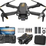 Drone for Kids Adults Beginner with Camera 1080P One-Click Take Off/Landing 3-Gear Speeds Altitude Hold Headless Mode, 360°Flip Under 249g