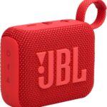 JBL Go 4 – Ultra-Portable, Waterproof and Dustproof Bluetooth Speaker, Big Pro Sound with Punchy bass, 7-Hour Built-in Battery, Made in Part with Recycled Materials (Red)