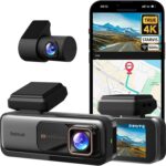 BOTSLAB 4K Dash Cam Front and Rear, 170° Ultra Wide Dashcam with ADAS, Night Vision, 24/7 Parking Mode, Sony STARVIS Sensor, WDR, Free 64GB SD Card, 5G/2.4G WiFi, Built-in GPS, Loop Recording