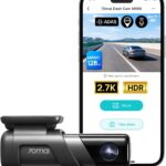 70mai Dash Cam M500, 2.7K Dash Cam Front, Dash Camera for Cars Built in eMMC 128GB, GPS, ADAS, Dashcam with HDR Night Vision,170° FOV, Parking Monitor, G-Sensor, Time-Lapse, App&WiFi, Voice Control