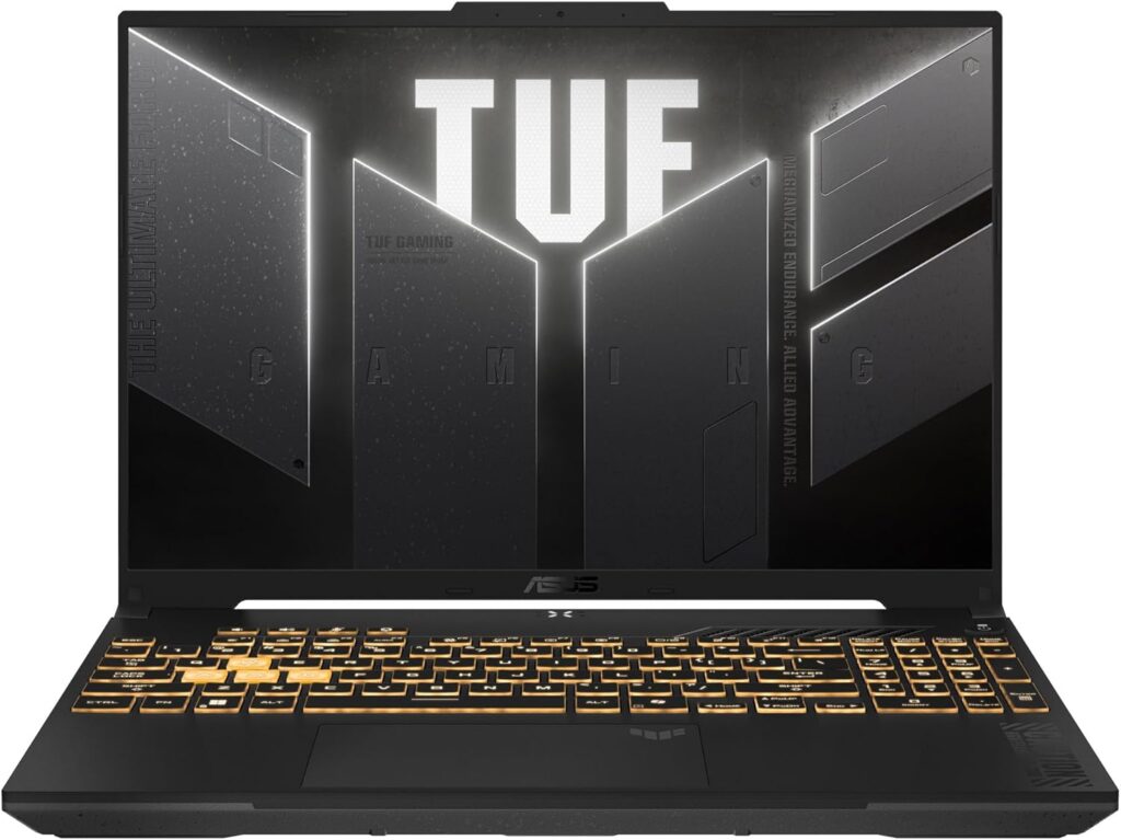 ASUS TUF Gaming F16 (2024) Gaming Laptop, 16” FHD+ 144Hz IPS-Level 16:10 Display, Intel® Core™ 5 210H Processor, NVIDIA® GeForce RTX™ 4050, 8GB DDR5, 512GB PCIe Gen4 SSD, Wi-Fi 6, Windows 11 Home