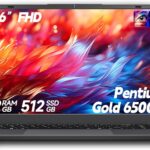 15.6-Inch Laptop Computer, Gold 6500Y Processor (Up to 3.4GHz), 32GB RAM 512GB SSD, 1080P FHD IPS Display, Win11, Type-C, HDMI, USB3.2, BT5.2, WiFi 5, Laptops