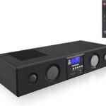 Pyle 3D Surround Bluetooth Soundbar – Sound System Compatible to TV, USB, SD, FM Radio with 3.5mm AUX Input and Wireless Remote – PSBV200BT