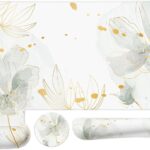 MOSISO Desk Mat Keyboard Mouse Pad Set, Large Gaming Mouse Pad&Keyboard Wrist Rest&Mousepad with Wrist Rest&Coaster, Ergonomic Non-Slip Home Office Mousepad with Memory Foam, Green