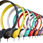 10 Pack Bulk Wired Headphones, On Ear with 3.5mm Jack, 4ft Tangle Free Cable, Comfortable Fit, Affordable and Cost Effective, Ideal for School Classroom Testing Students Events Groups, Mix