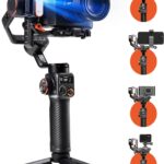 hohem iSteady MT2 Kit Gimbal Stabilizer for Camera, 3-Axis Gimbal for Mirrorless/Pocket/Action Camera/Smartphone, AI Tracker, Magnetic Fill Light Stabilizer, Available for Canon/Nikon/Sony