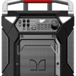 Monster Rockin’ Roller 360 Indoor/Outdoor Portable Bluetooth Speaker | Up to 240W of 360 Degree Sound & Up to 100 Hours of Playtime | Includes Microphone