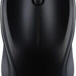 Logitech M317 Wireless Mouse, 2.4 GHz with USB Receiver, 1000 DPI Optical Tracking, 12 Month Battery, Compatible with PC, Mac, Laptop, Chromebook – Black